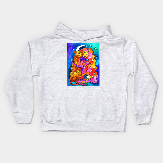 Cheetah Connection Kids Hoodie by The Pistils